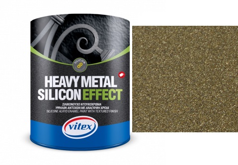 Vitex Heavy Metal Silicon Effect  - štrukturálna kováčska farba  761 Golden Fleece  0,75L